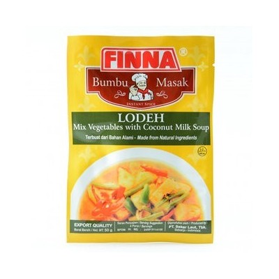 Finna lodeh mélange de légumes avec soupe au lait de coco 50gr