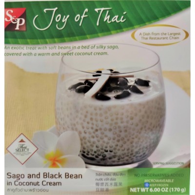 S&P Sago mit schwarzen Bohnen in Kokoscreme 170gr