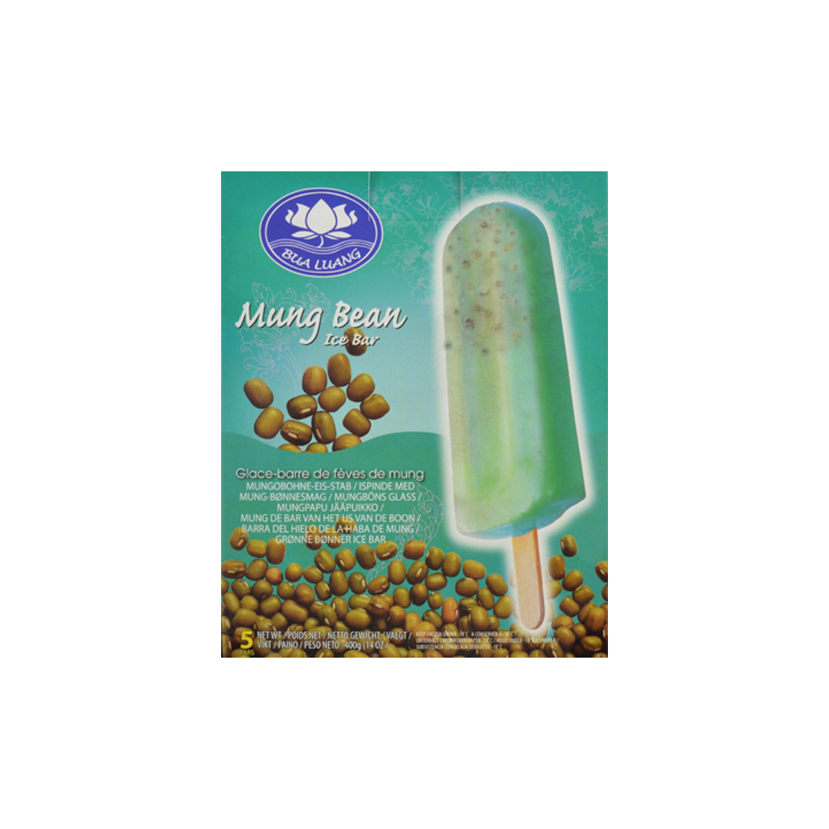 Bua Luang vegan ice cream with mung beans 5 pieces