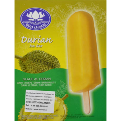 Bua Luang glace vegan au durian 5 pièces