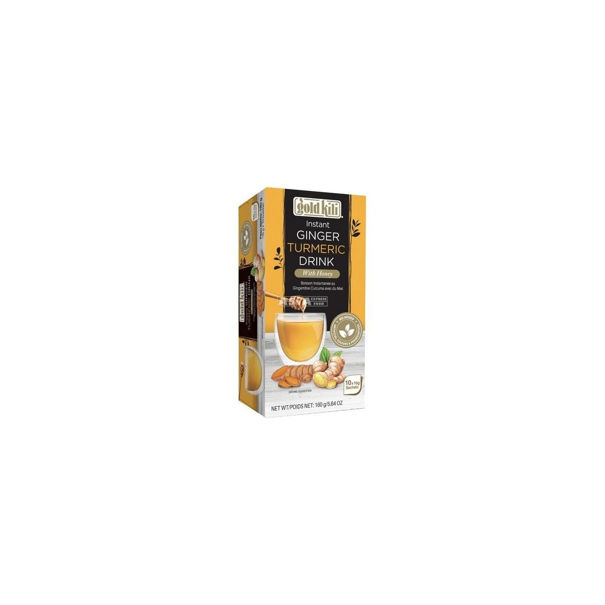 Gold Kili gember thee met kurkuma en honing 160gr