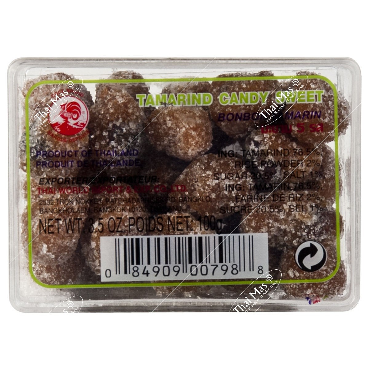 Cock Tamarindenbonbons 100gr