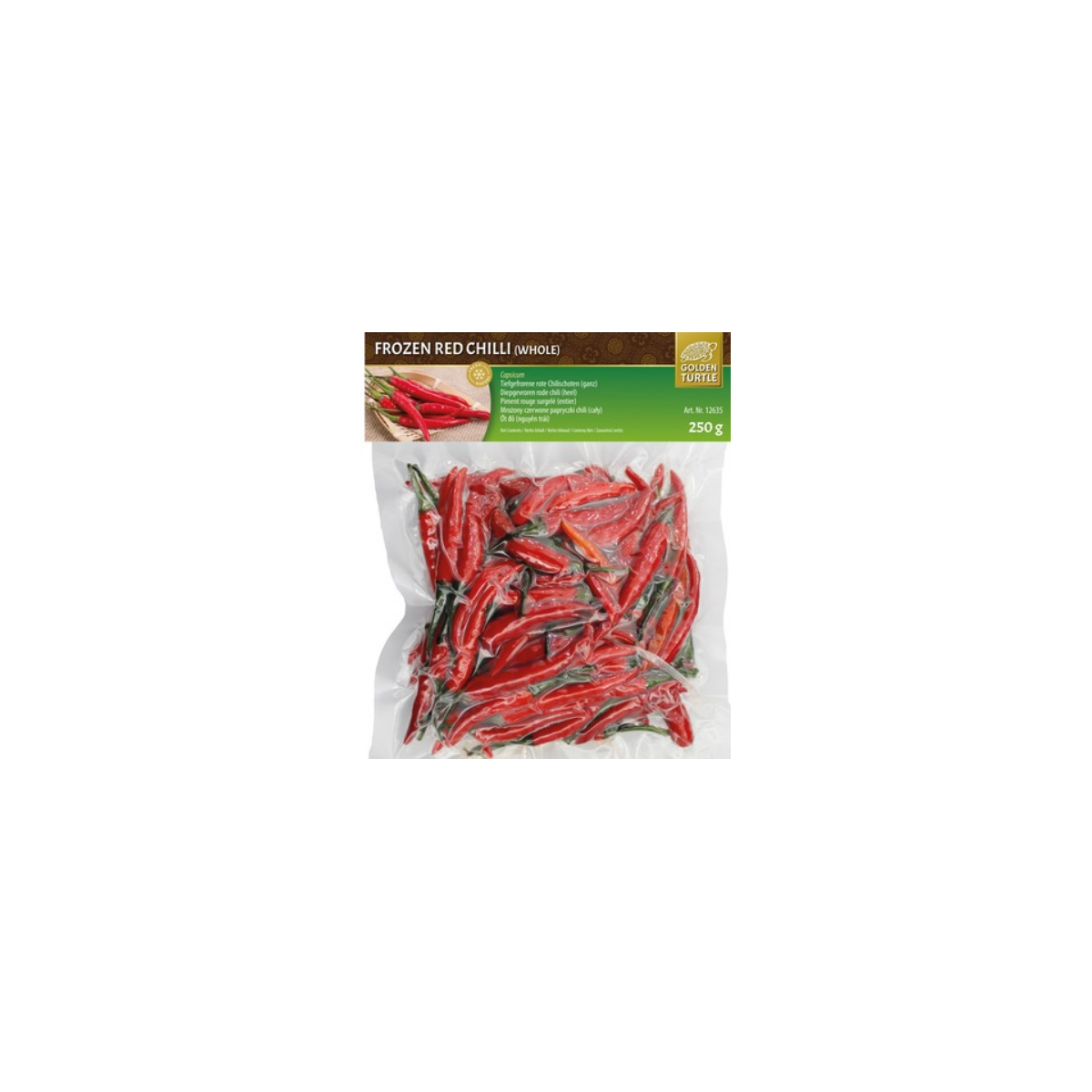 Golden Turtle piment rouge (red chili) 250gr