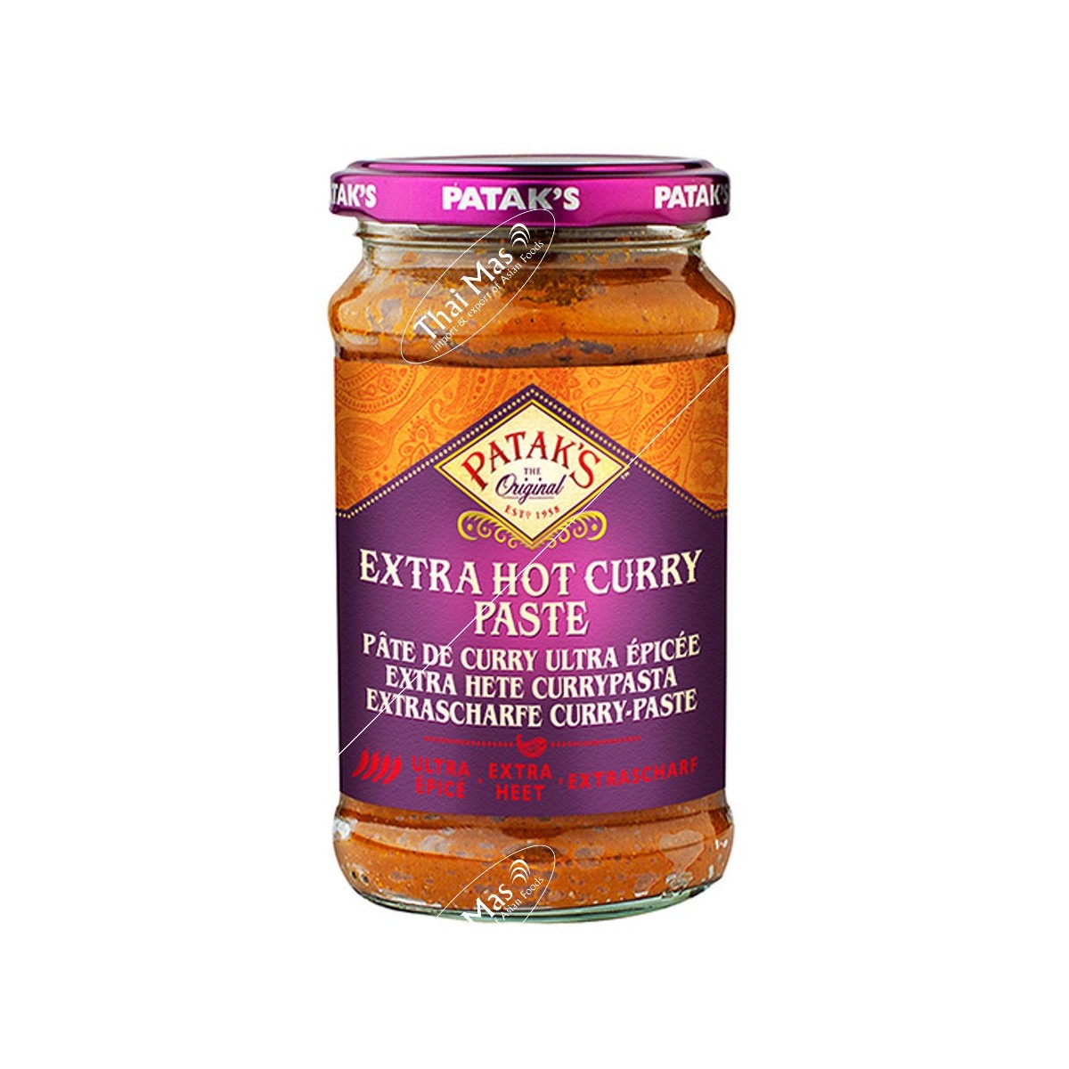 Patak extra scharfe Currypaste 253gr