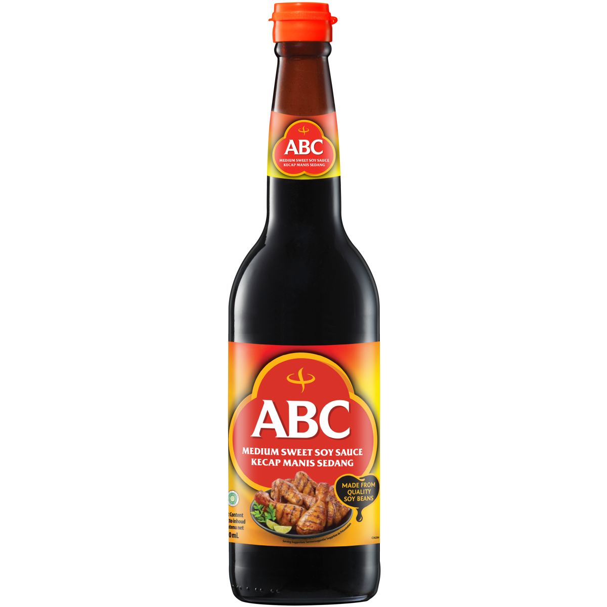 ABC kecap manis sedang sauce soja mi-douce 620ml