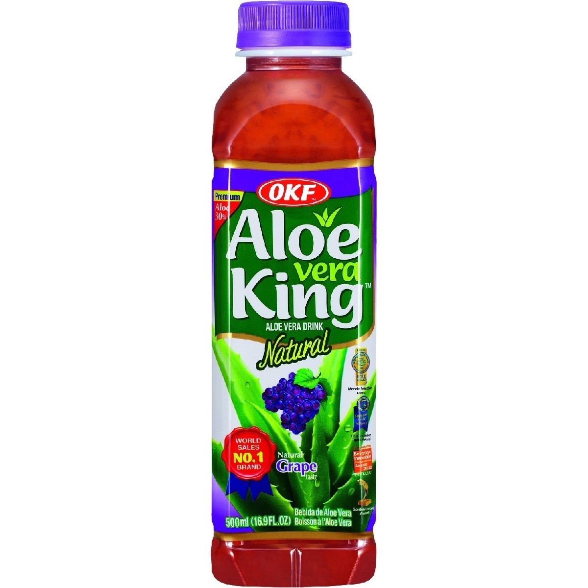 OKF boisson aloe vera aux raisins 500ml