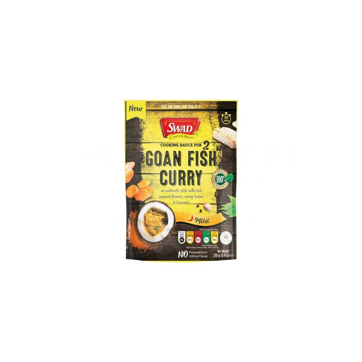 Swad goan fish curry sauce 250gr