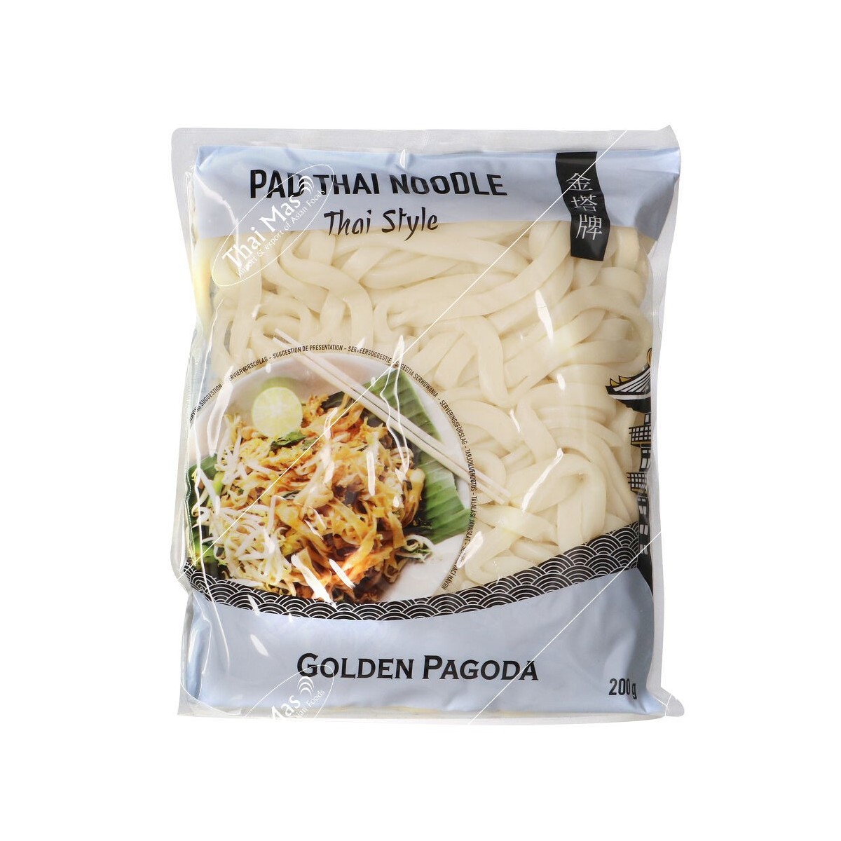 Golden Pagoda fresh pad thai noodles the Thai way 200gr