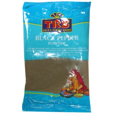 TRS gemahlenes schwarzes Pfefferpulver 100gr