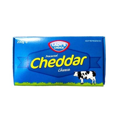 Lady Choice Cheddar-Käse 200gr