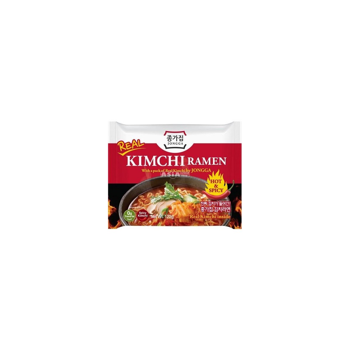 Jongga instant ramen noedels met kimchi 122gr