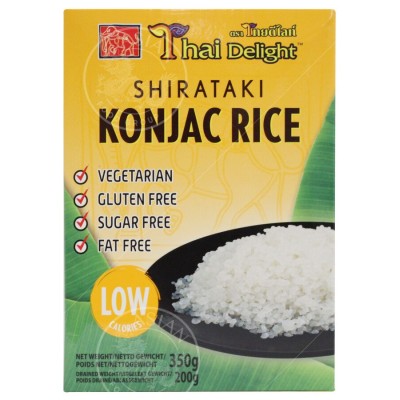 Thai delight shirataki gluten free konjac rice 350gr