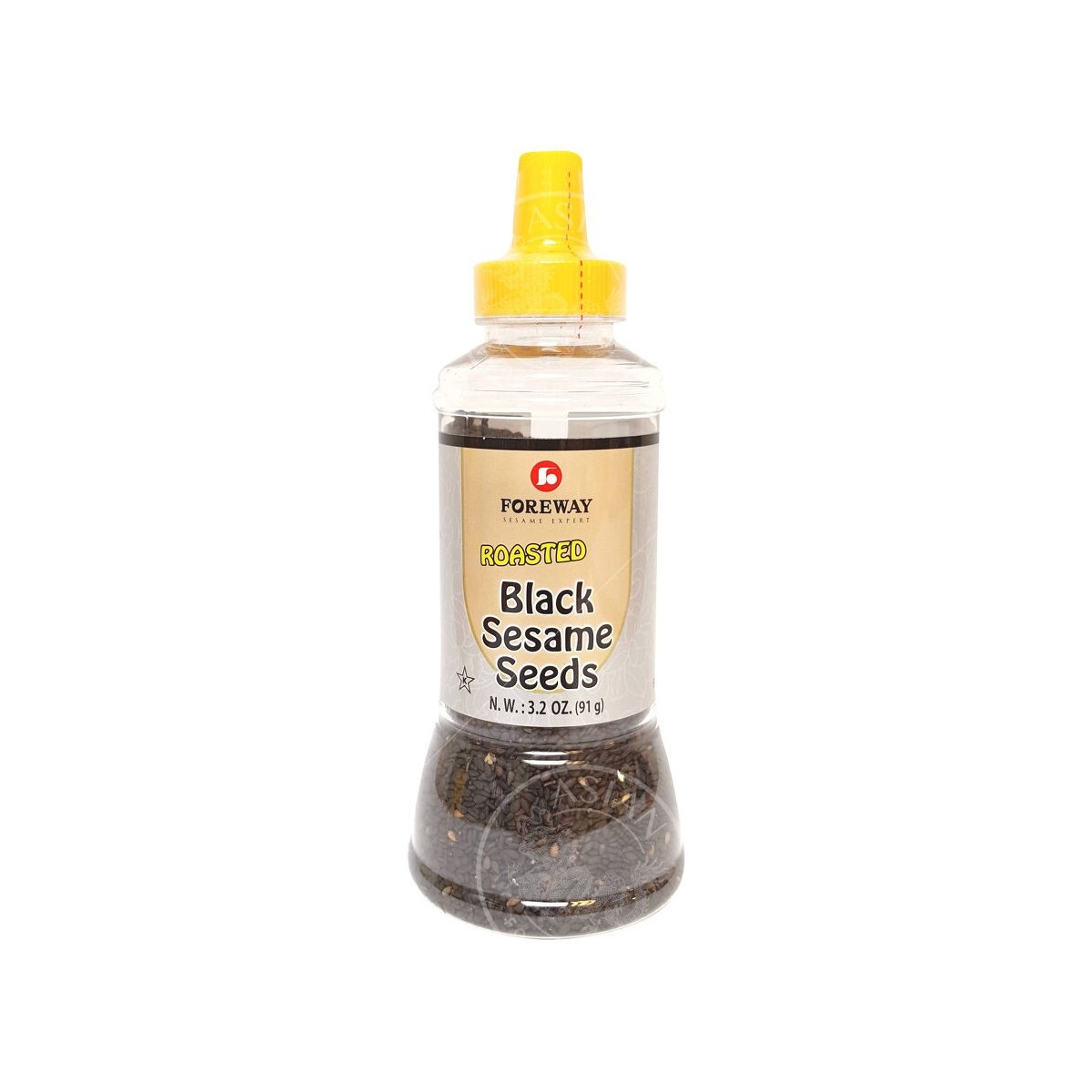 Foreway roasted black sesame seeds 91gr