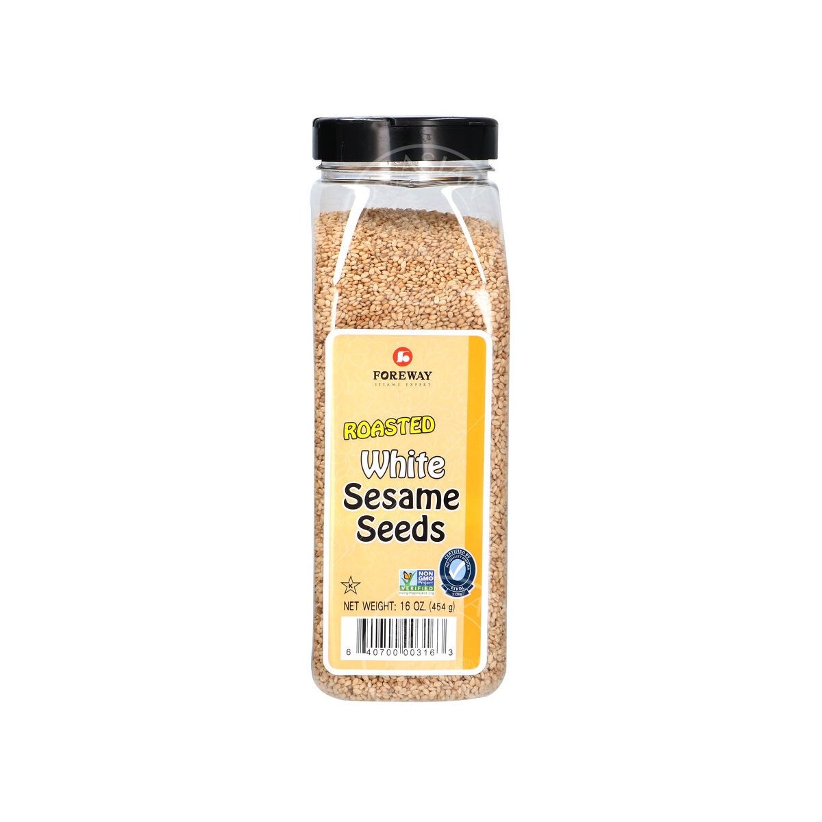 Foreway roasted white sesame seeds 454gr