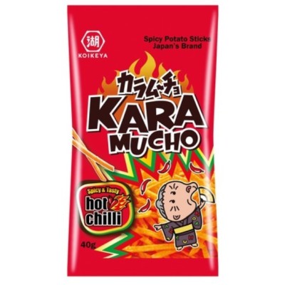 Karamucho bâtonnets de pommes de terre épicés au piment 40gr