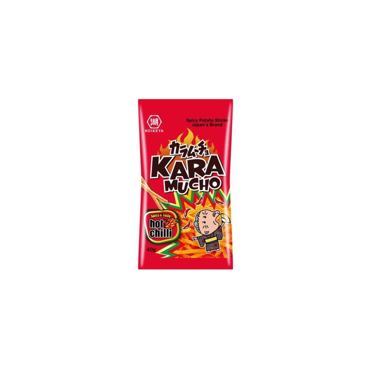 Karamucho spicy potato sticks with chili 40gr