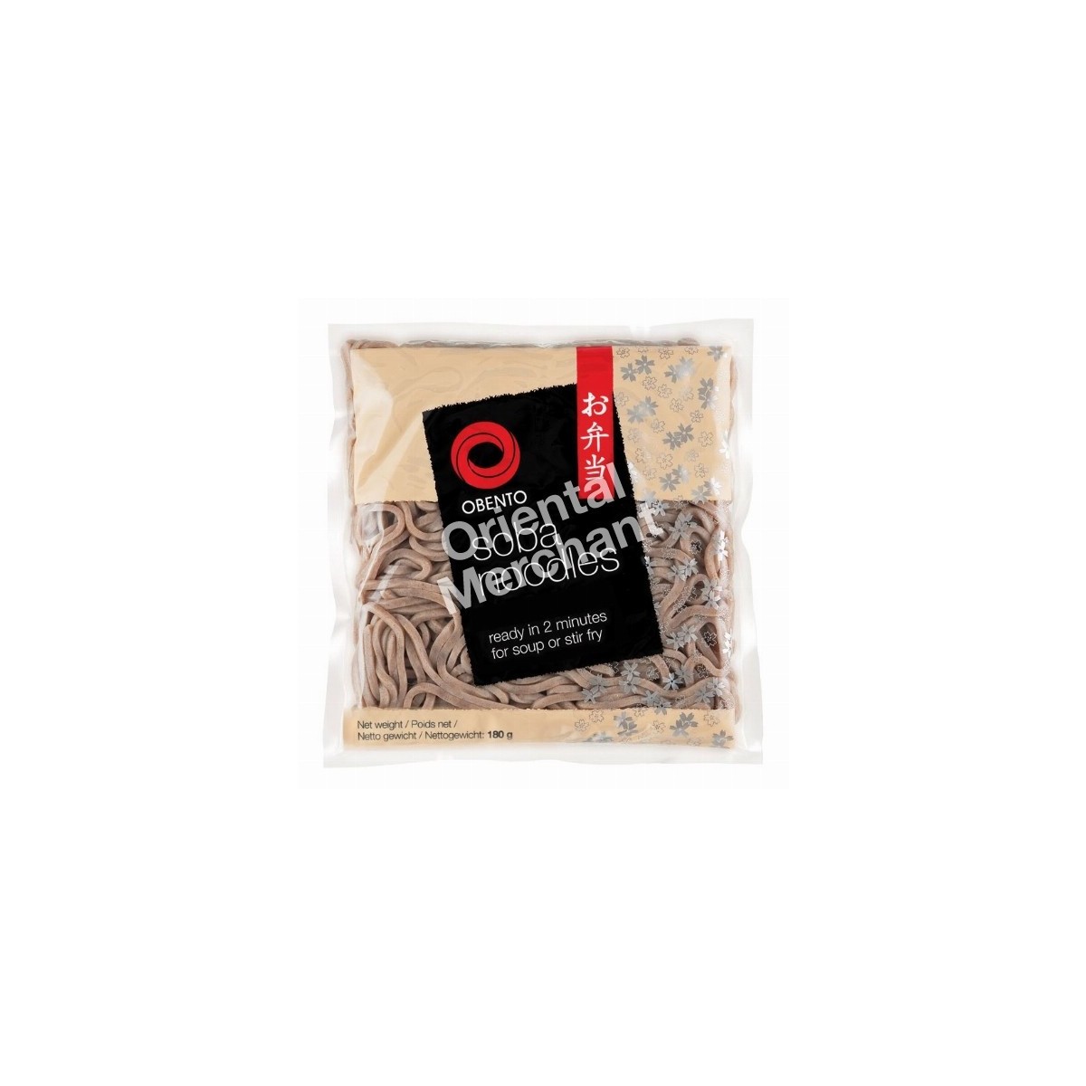Obento instant soba noodles 180gr