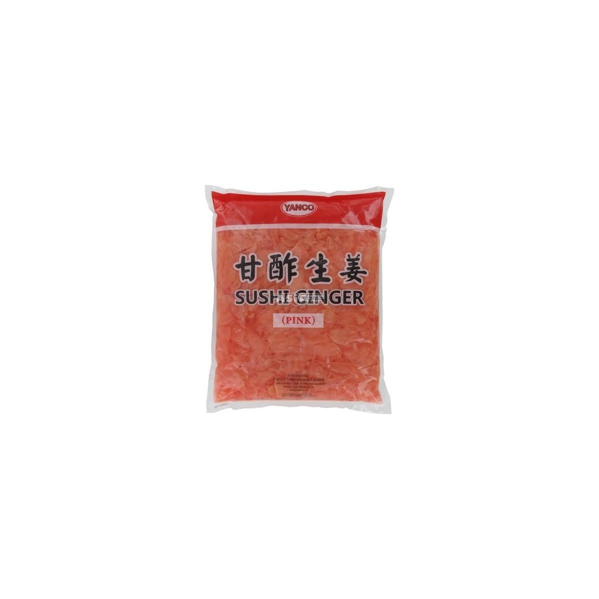 Yanco pink sushi ginger 1.5kg