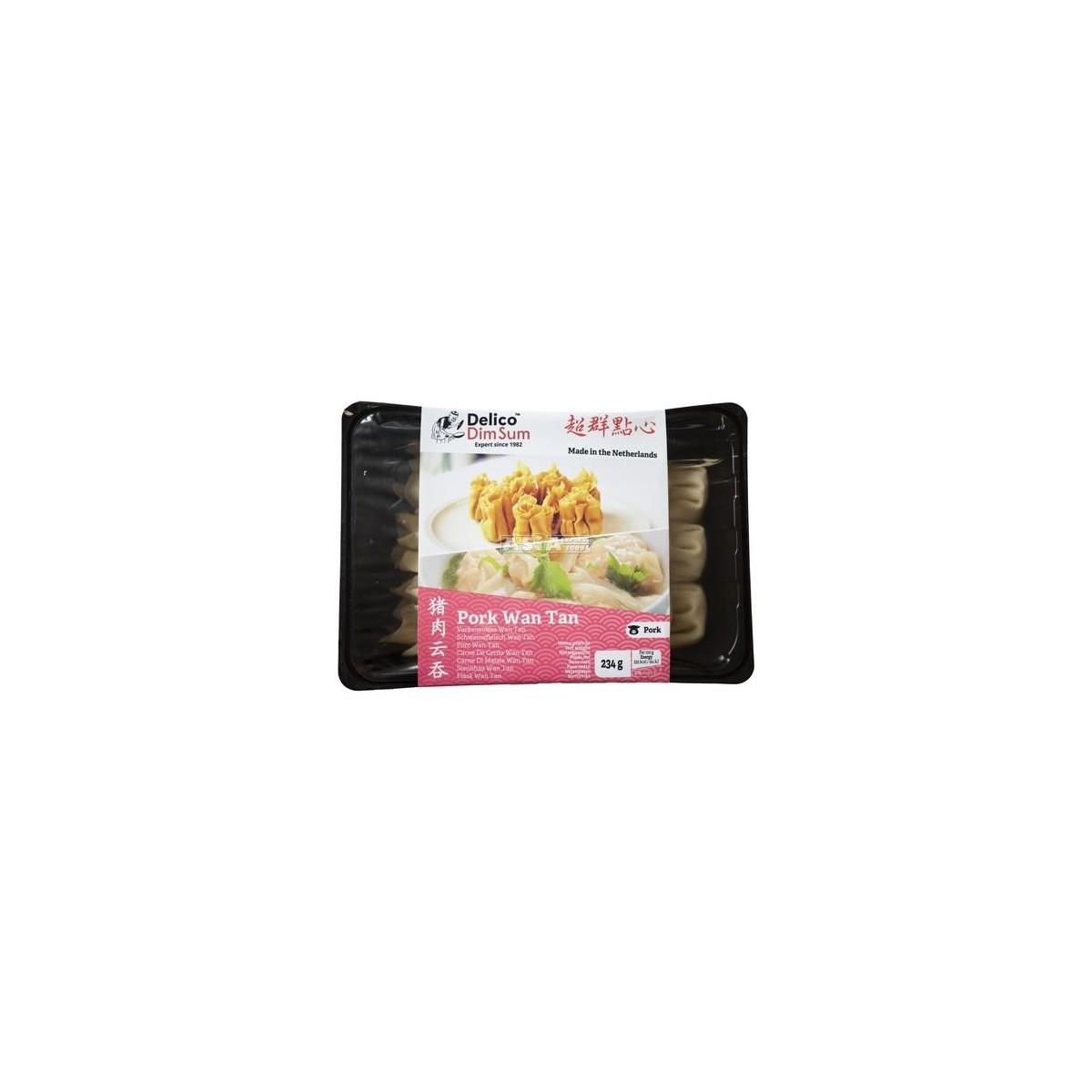 Delico Wantan mit Schweinefleisch 18St 234gr