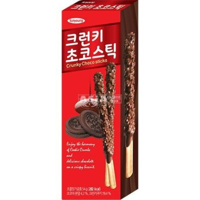 Sunyoung bâtonnets de chocolat croustillants 54gr