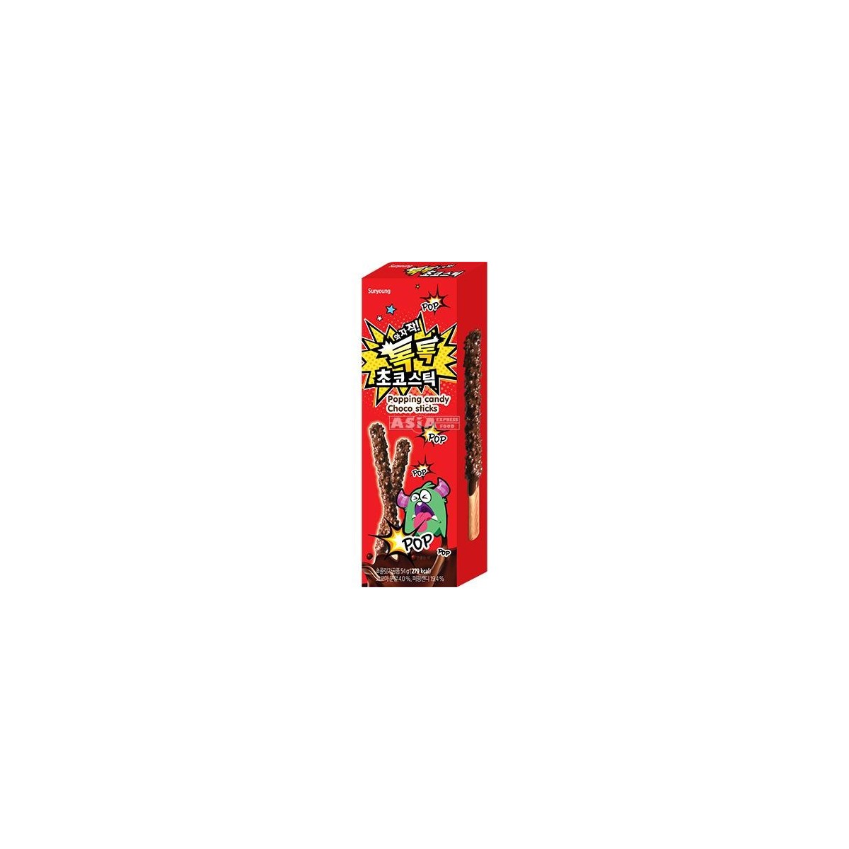 Sunyoung knallende Schokoladensticks 54gr