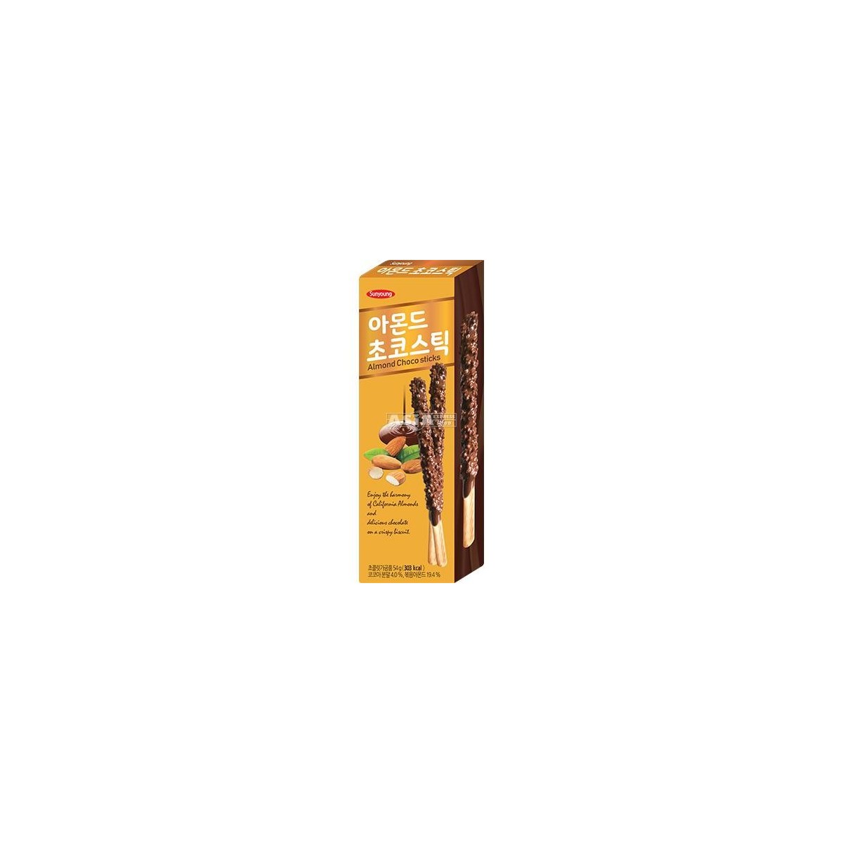 Sunyoung Sticks mit Mandeln und Schokolade 54gr