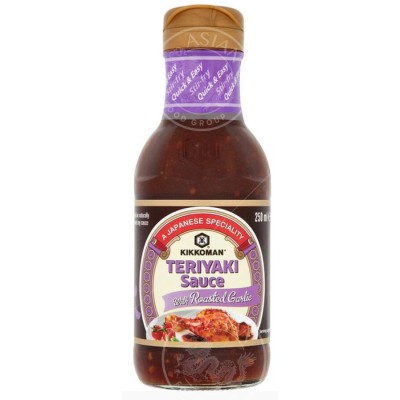 Kikkoman Teriyaki-Sauce mit geröstetem Knoblauch 250ml