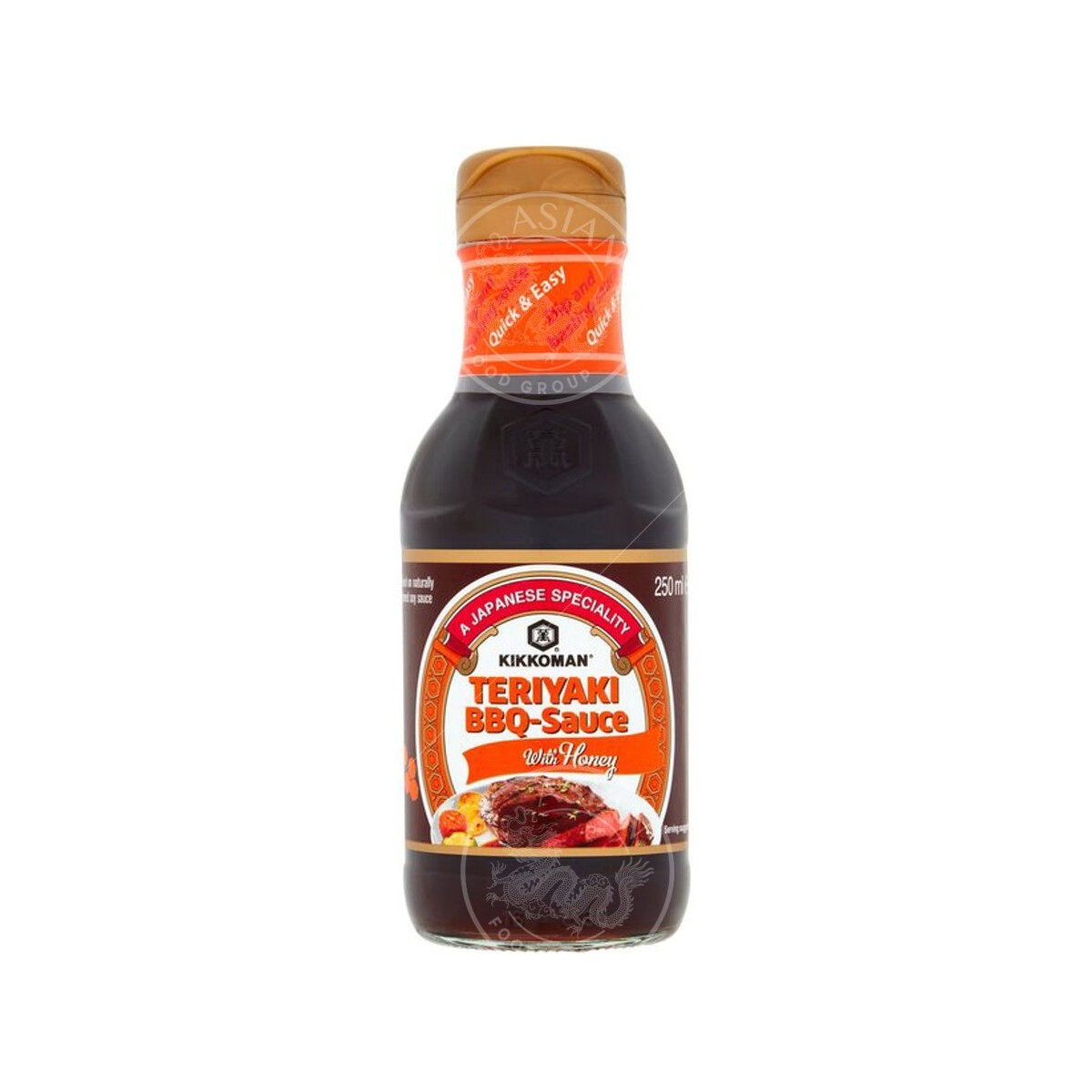 Kikkoman tteriyaki sauce with honey 250ml