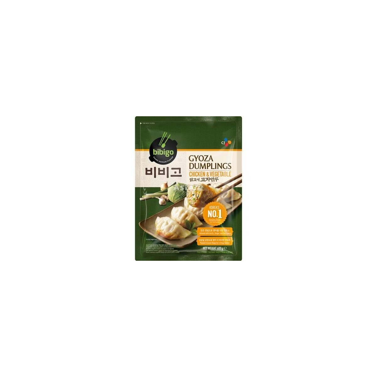 Bibigo dumpling mit Huhn und Gemüse 600gr