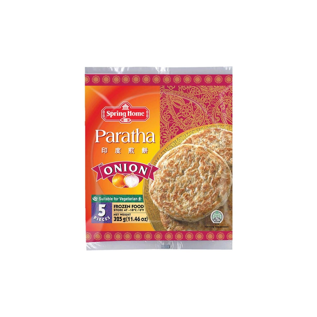 Spring Home roti paratha natuurlijk 320gr