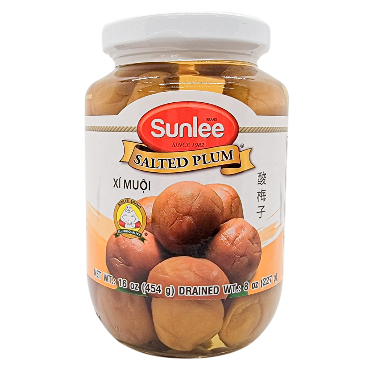 Sunlee salted plums 454gr