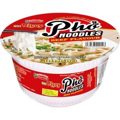 Oh Ricey bowl Instant-Nudelsuppe Pho mit Rindfleisch 71gr