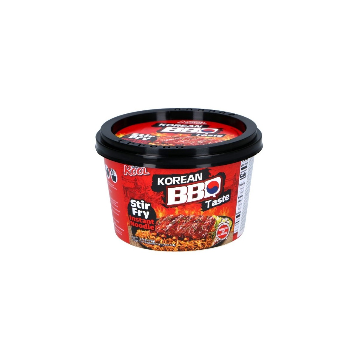 Kool cung dinh bowl Instant koreanische Grillnudeln 105gr
