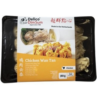 Delico dim sum wonton with chicken 24 pieces 360gr
