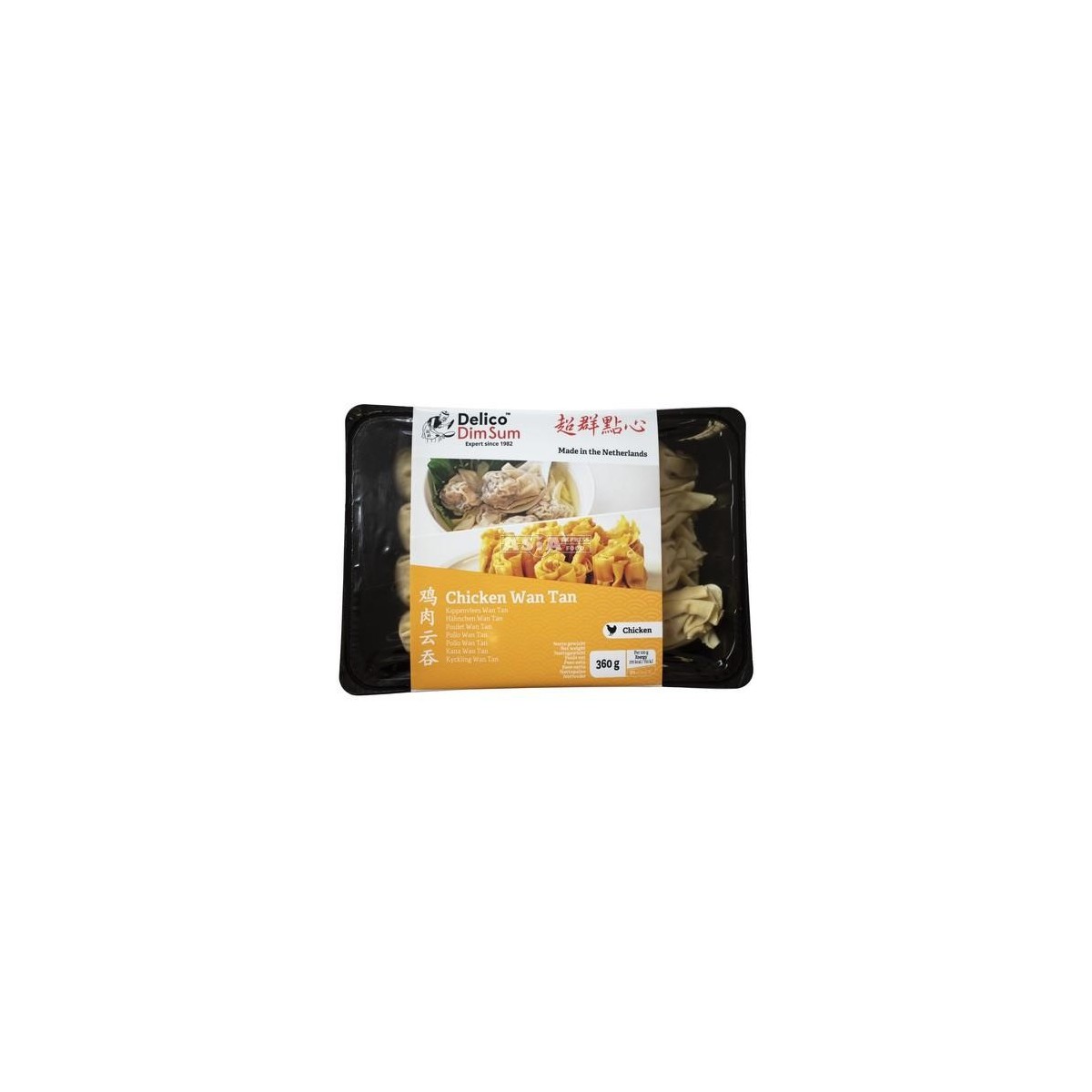 Delico dim sum wonton met kip 24 stuks 360gr