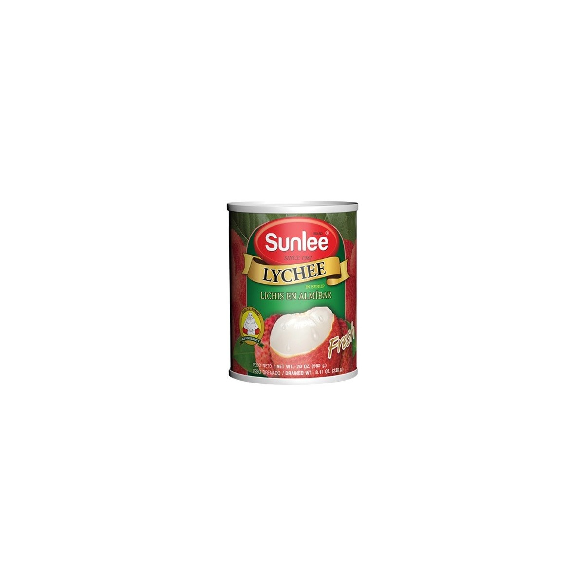Sunlee litchi au sirop 565gr