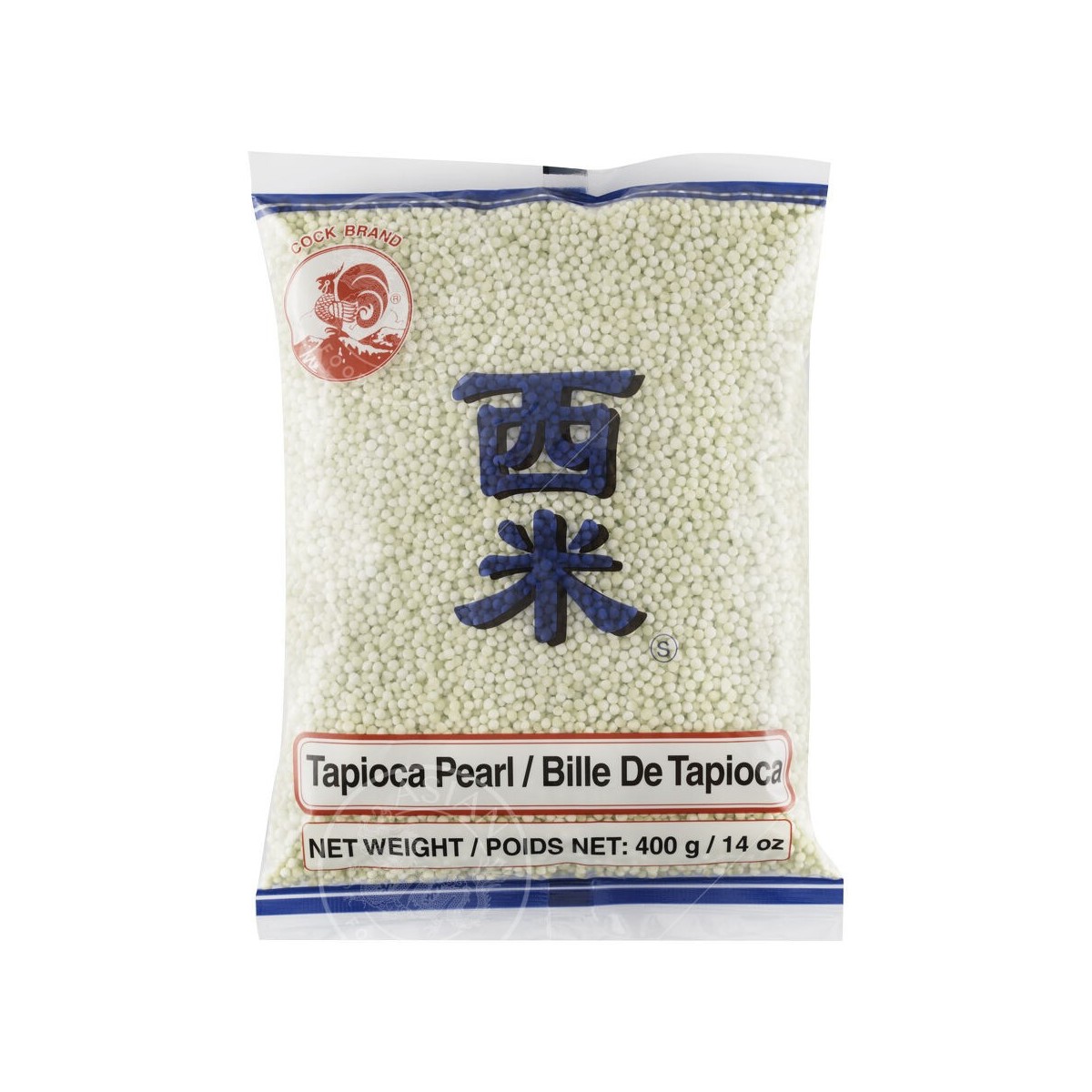Cock small tapioca pearls with pandan flavor bai toey 400gr