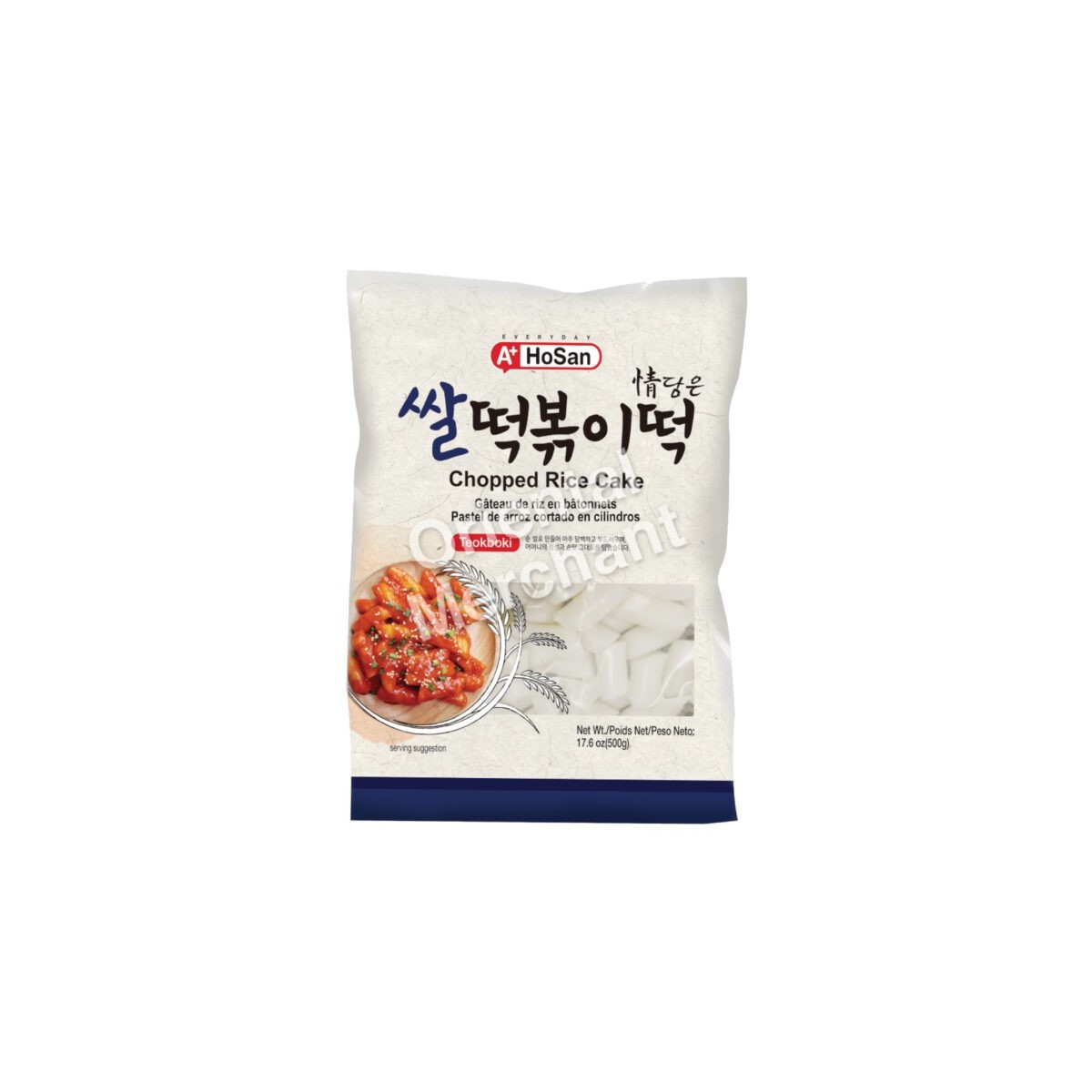 A+ Hosan teokboki rice cake tubes 500gr