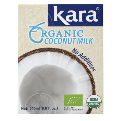 Kara organic coconut milk 17% 200ml