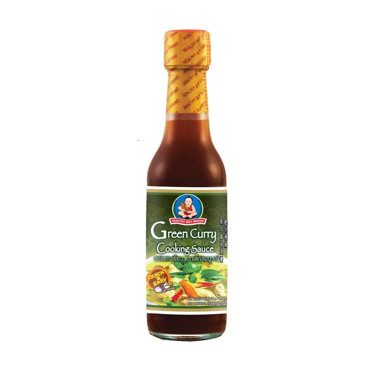Healthy Boy groene curry saus 280gr
