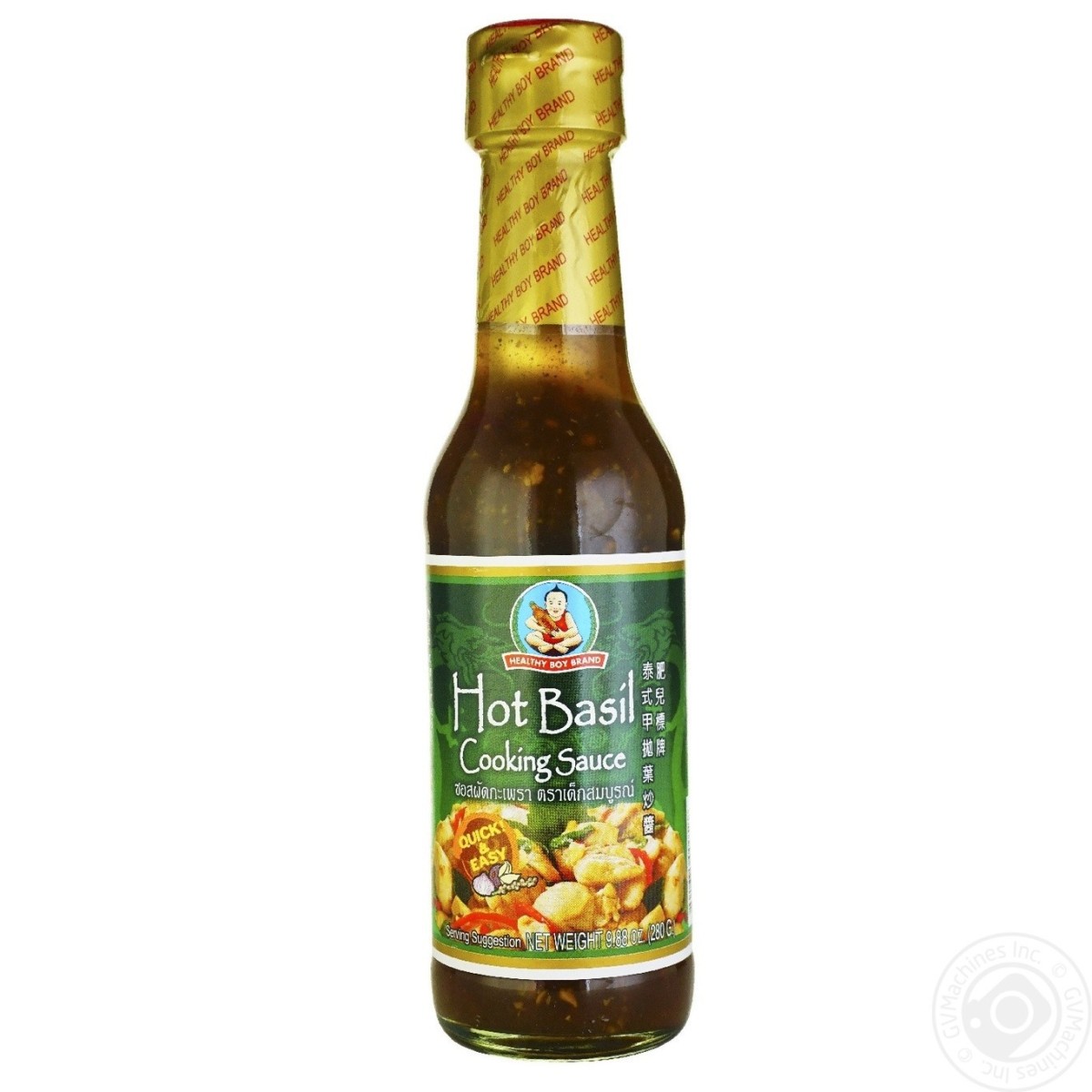 Healthy Boy spicy cooking sauce with basil 280gr