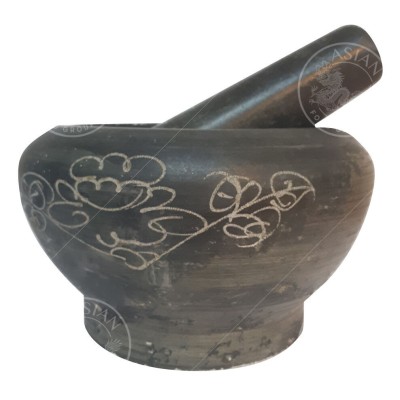 Deco mortar and pestle 14.5cm