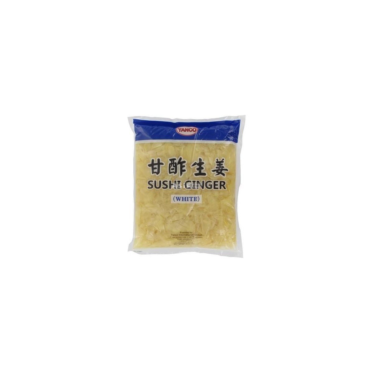 Yanco white sushi ginger 1.5kg