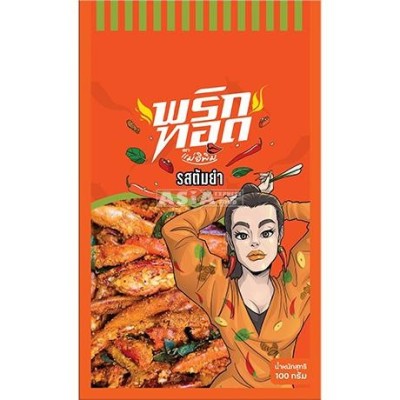 Mae E-Pim crispy chili snack with tom yum 100gr
