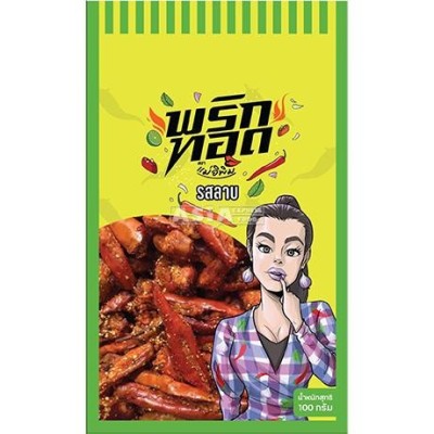 Mae E-Pim chili snack with larb 100gr