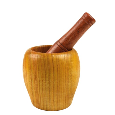 HS Laos mortier et pilon en bois 7cm