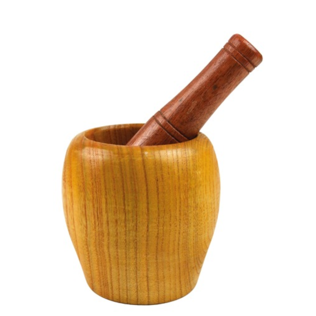 HS Laos wooden mortar and pestle 7cm