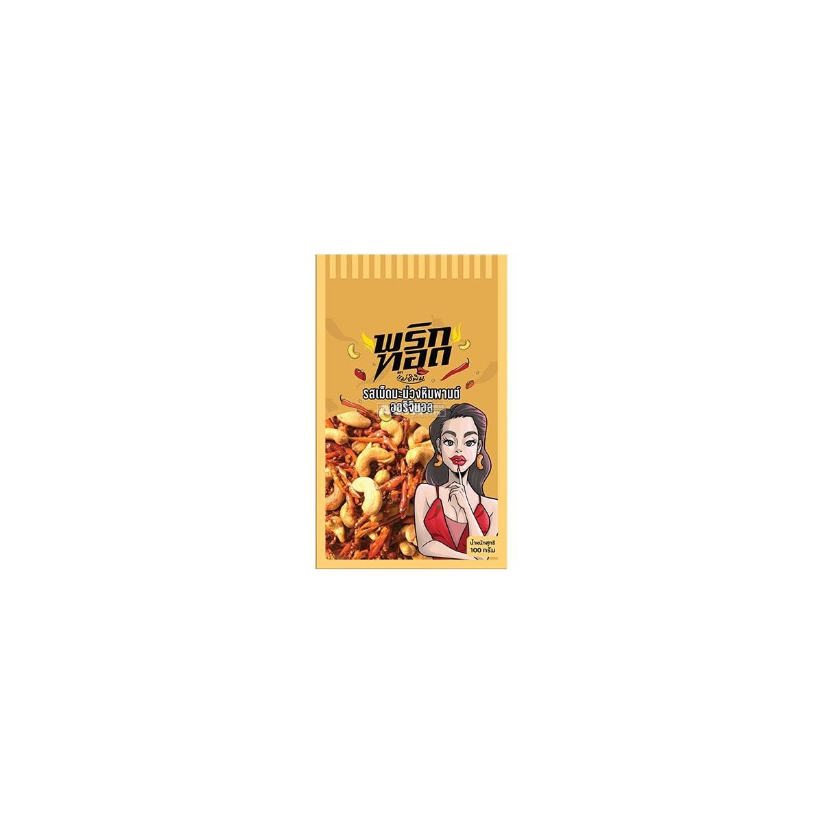 Mae E-Pim crispy chili snack with peanuts 100gr