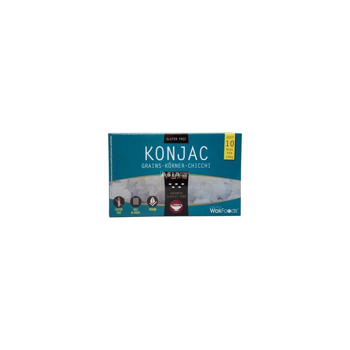 Wok Foods glutenfreie Shirataki-Konjak-Körner 350gr