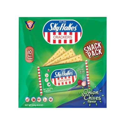 MY San skyflakes biscuits à l'oignon et à la ciboulette 250gr